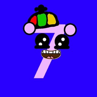 the Цифры Семь 7 with the logo