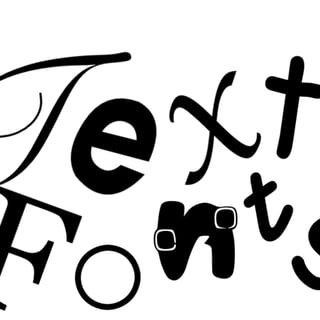 text fonts